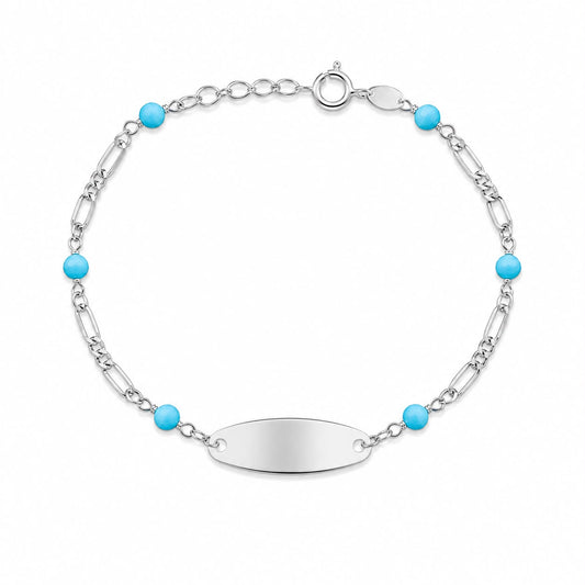 BR BIMBO CON TARGA E PALLINE AZZURRE