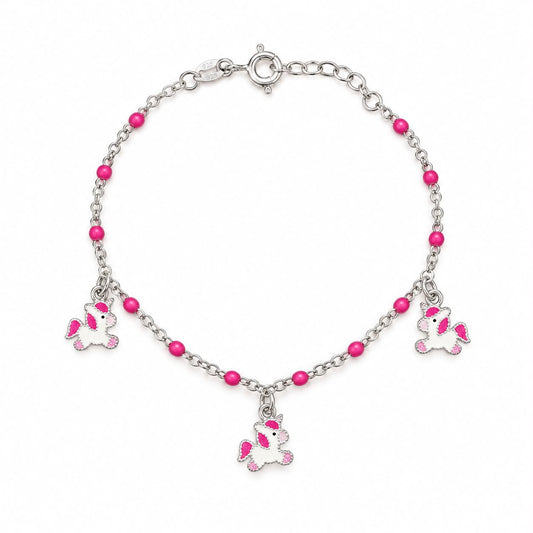 BR PERLINE ROSA E CHARM UNICORNO
