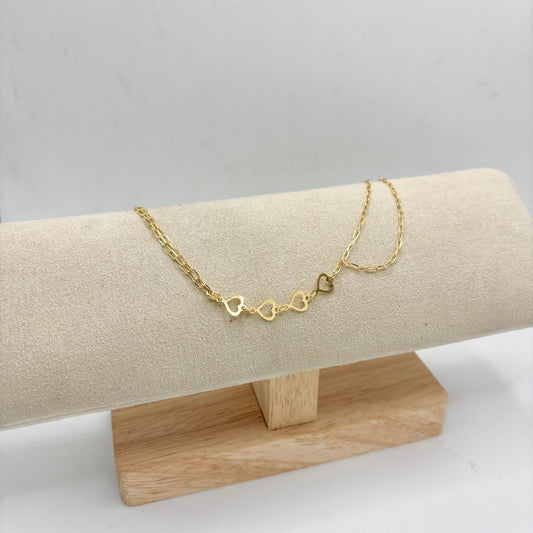 BACIAMANO 4 CUORI FILO