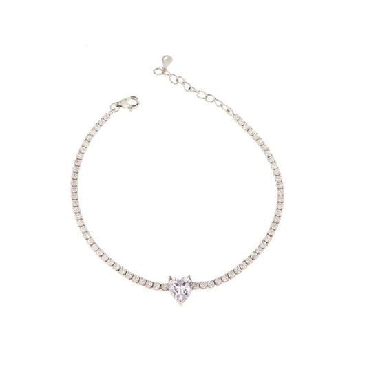 BR ZIRC E PIETRA CUORE BIANCA