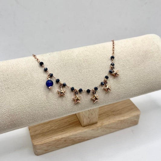 BR PERLINE E CHARM STELLA PENDENTE
