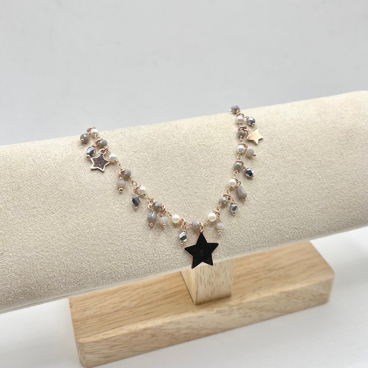 BR PERLINE PEND E 3 STELLE LISCIE