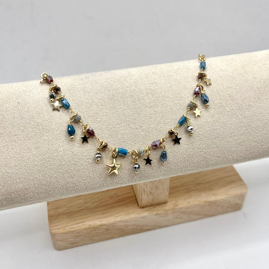 BR PERLINE E CHARMS STELLE PENDENTI