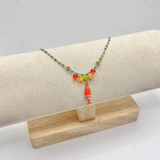 BR PERLINE MULTICOLOR E PESCE