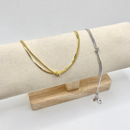 BR NODO 2 FILI SNAKE E PALLINE