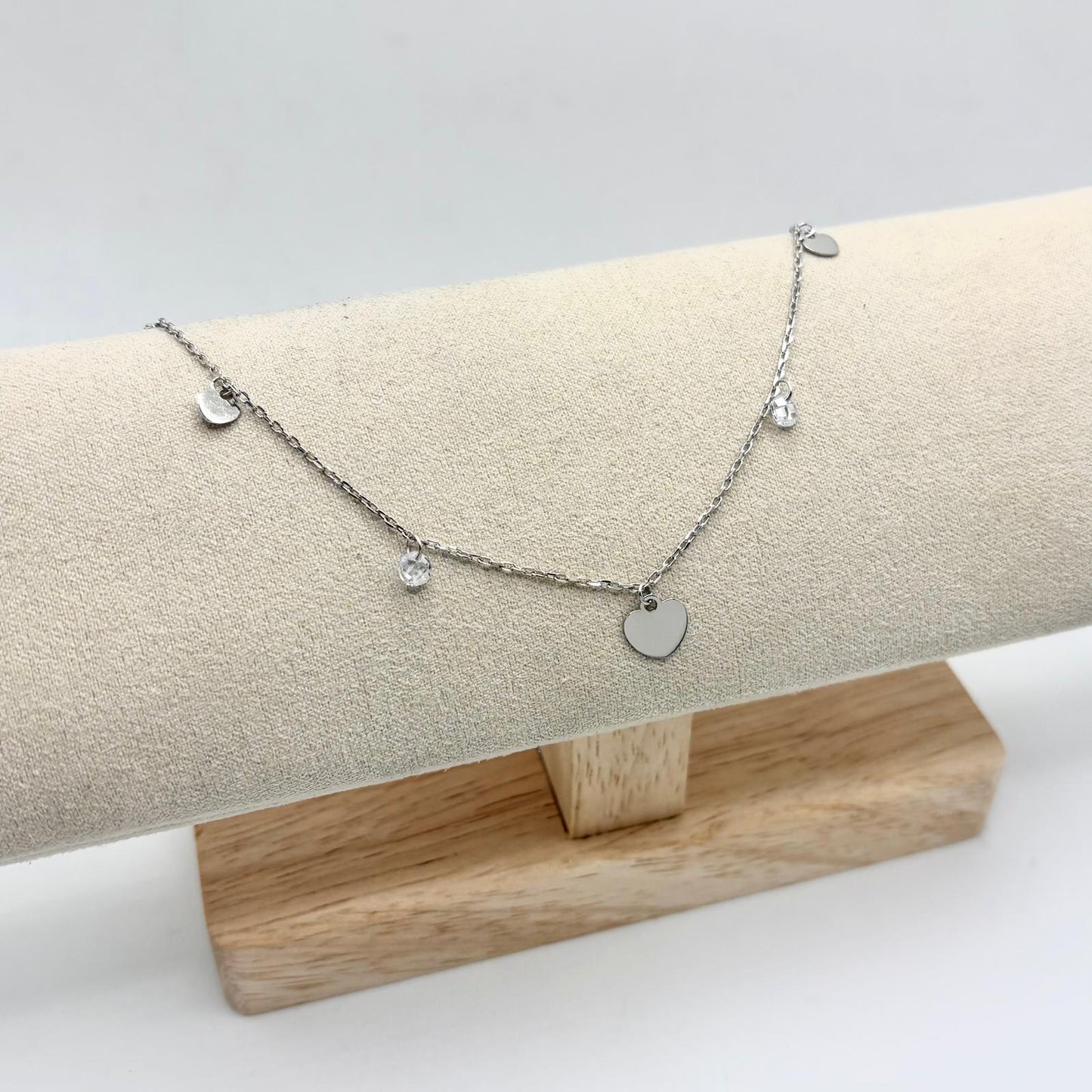 BR CUORE LISCIO + DUE PIETRE E DUE CUORI