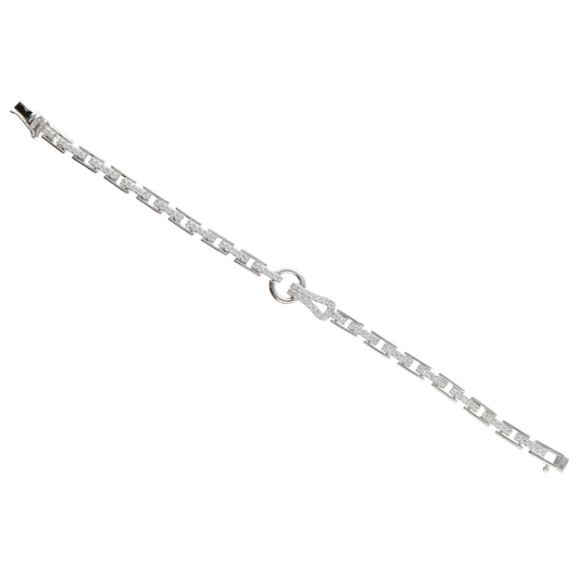 BR BARRETTE ZIRC E CERCHIO LISCIO