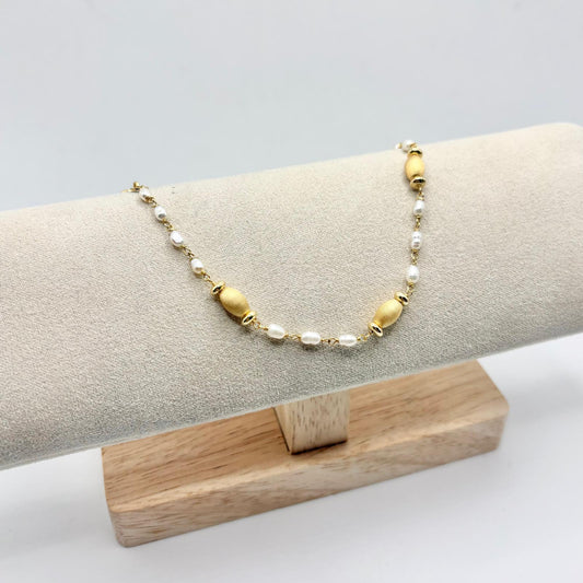 BR PERLE BIANCHE E SFERE SATINATE