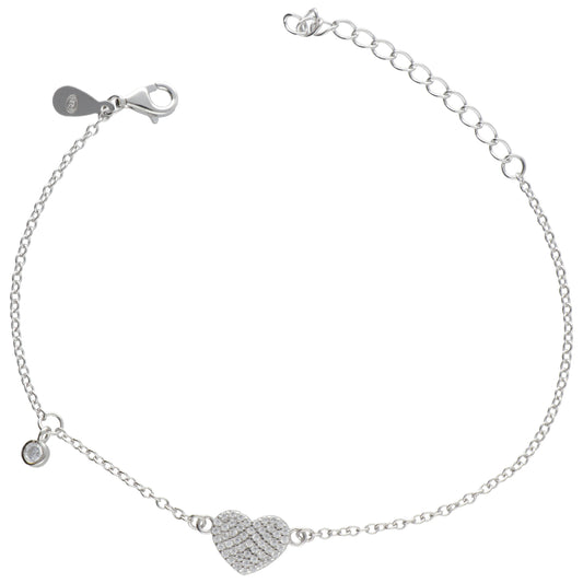 BR CUORE ZIRCONI E PENDENTE