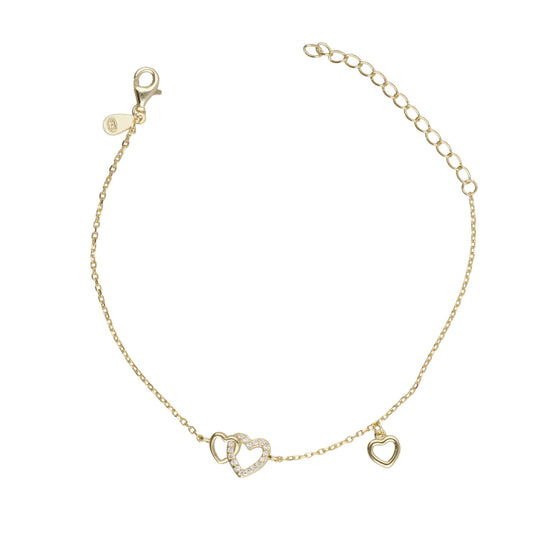 BR INTRECCIO CUORI LISCI E ZIRC