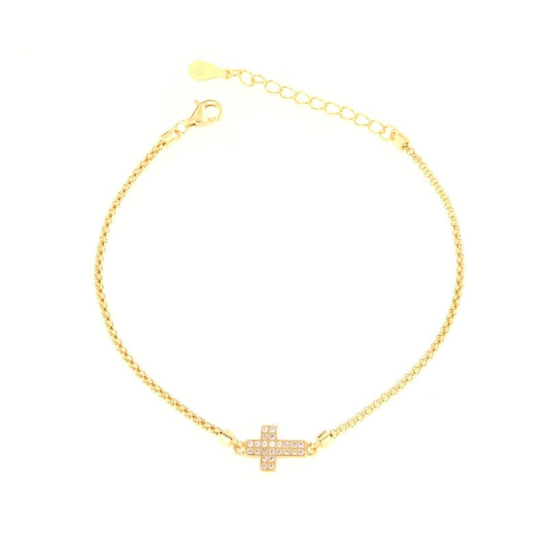 BR FOPE CON CROCE ZIRC 1X0,7 CM