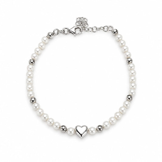 BR PERLE 4 MM E CUORE LISCIO