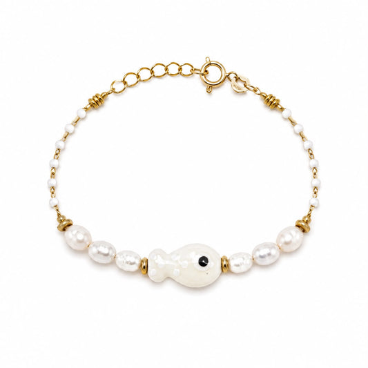 BR PERLINE CON PERLE E PESCE BIANCO