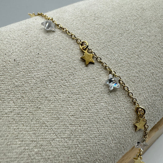 BR CON ELE PEND LISCIO + PERLINE