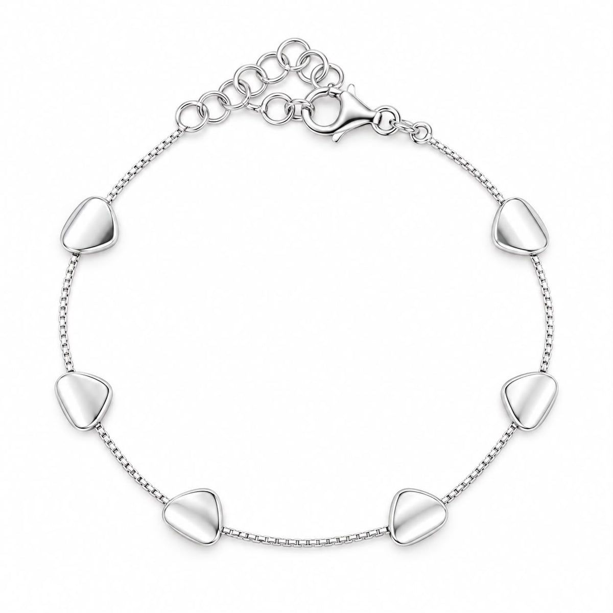 CL WHITE ENAMEL HEART PENDANT