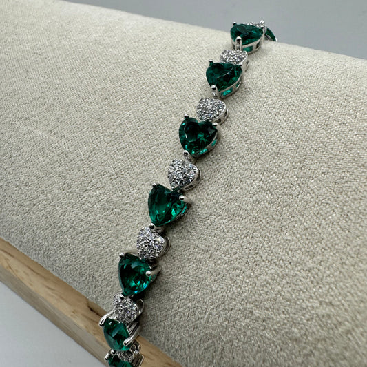 BR CON PIETRE CUORE + ZIRC CUORE