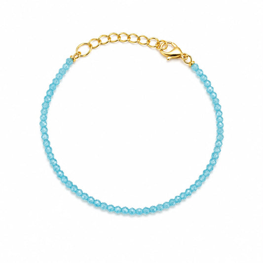 BR BRONZO PERLINE AZZURRE