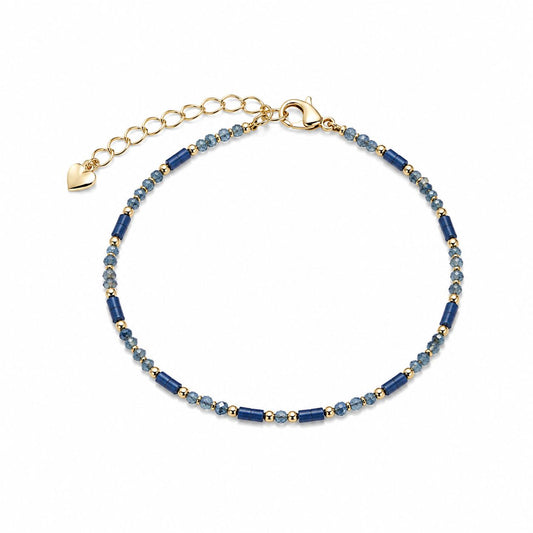 BR PERLINE E BARRETTE BLU
