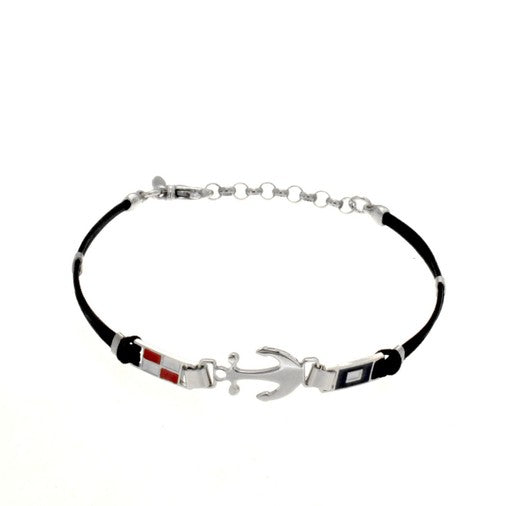 BR UOMO CORDINO COLORATO + BANDIERE E ANCORA