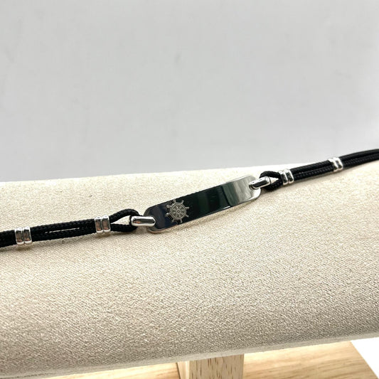 BR UOMO CORDA CON TARGA TIMONE