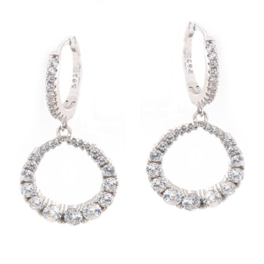 CAP ZIRCONI E CERCHIO PENDENTE CON ZIRC