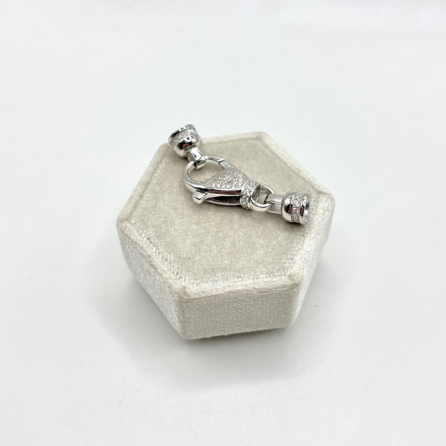 CH MOSCHETTONE 3,5X1,3 CM CON CAMP ZIRC