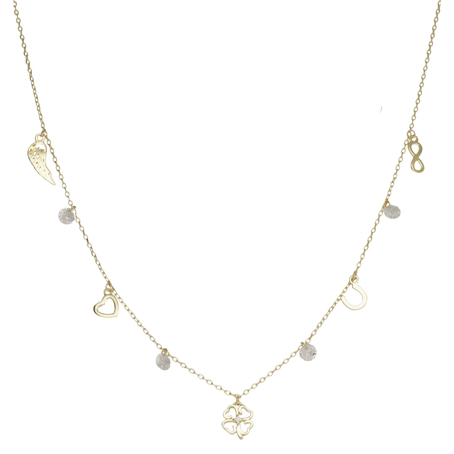 CL CHOKER SIMBOLI VARI A FILO 36+4 CM
