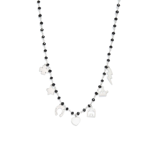 CL PERLINE E CHARM FORTUNA PENDENTI