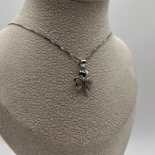 CL QUADRIFOGLIO CON FOGLIA ZIRC