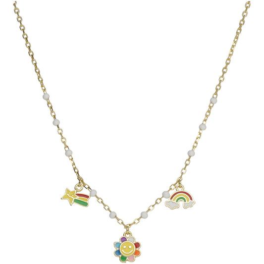 CL PERLINE E CHARM ARCOBALENO