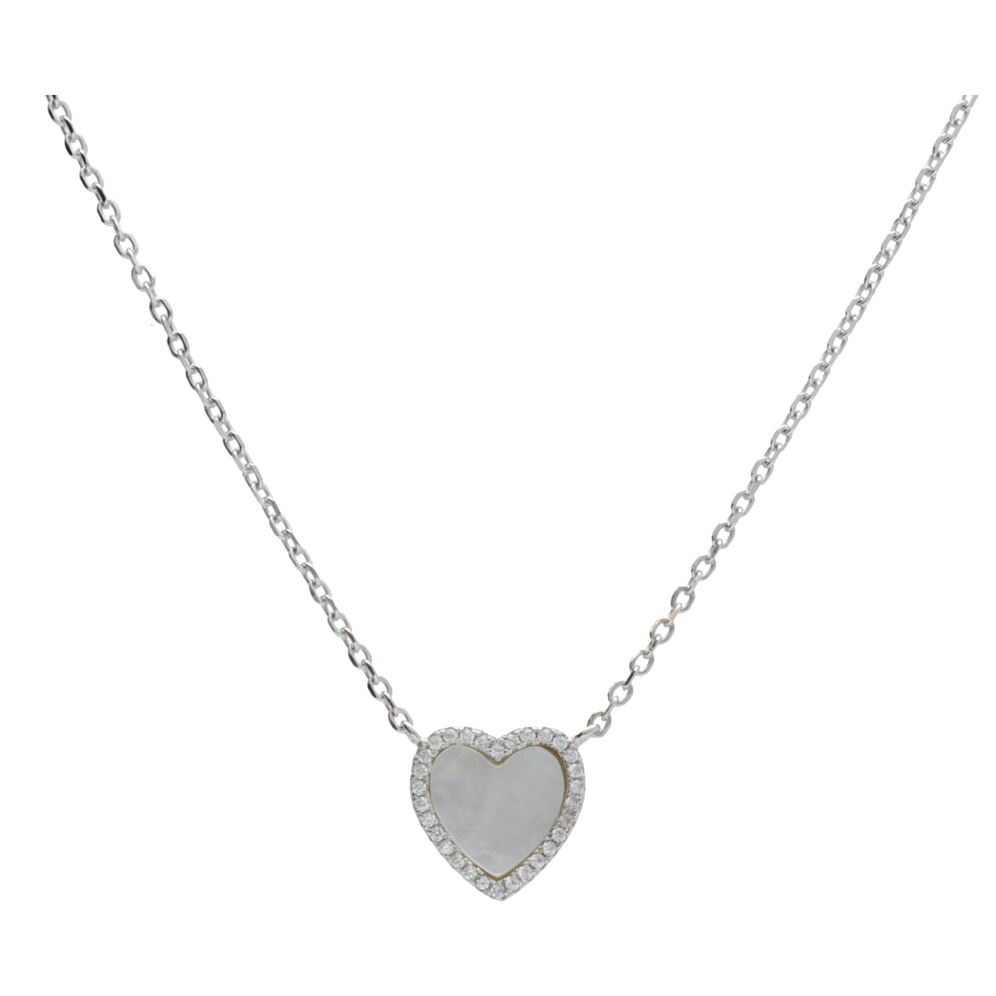 CL CUORE MADREPERLA E ZIRCONI