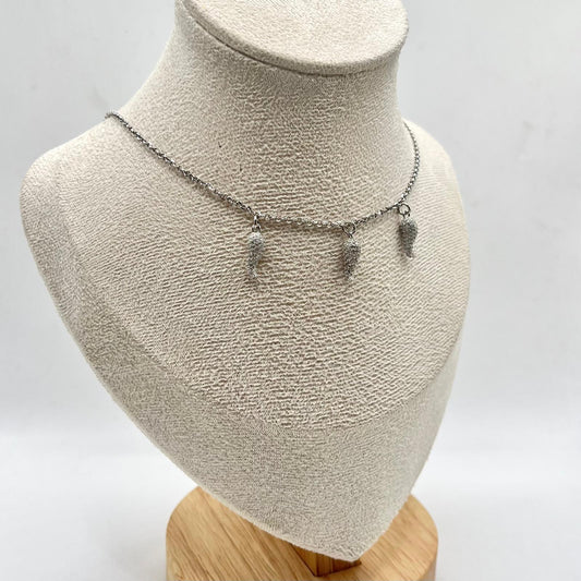 CL 3 CORNI CON ZIRCONI PENDENTI