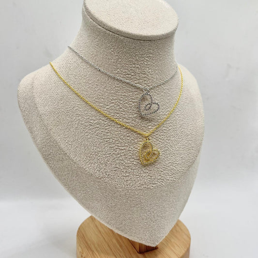 CL CUORE TRAFORATO INTRECCIO ZIRCONI