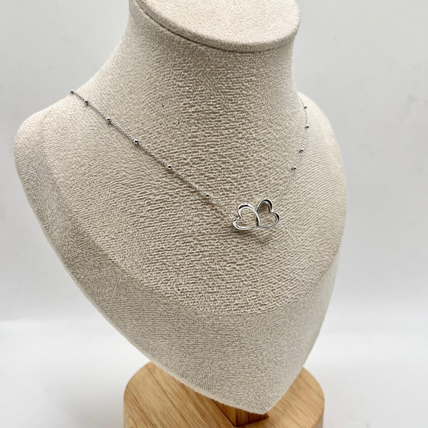 CL DOPPIO CUORE INTRECCIATO TRAFORATO