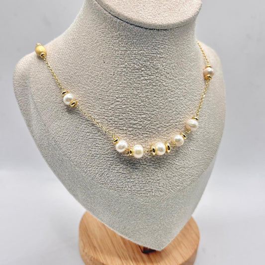 CL PERLE BIANCHE E SFERE SATINATE