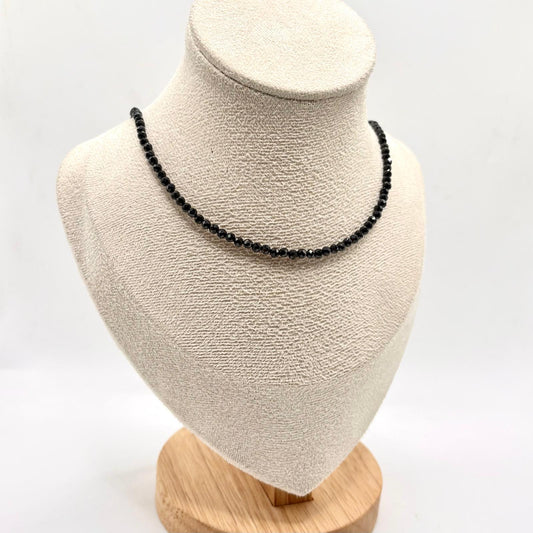 CL PERLINE NERE 45 CM 3 MM