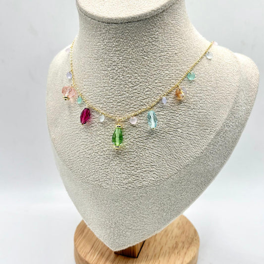 CL LUCCIOLE COLORATE E PIETRE PENDENTI