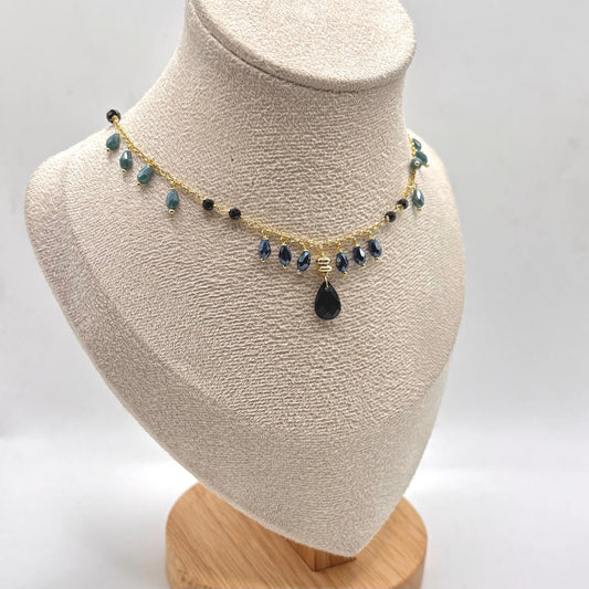 CL PERLINE BLU PENDENTI