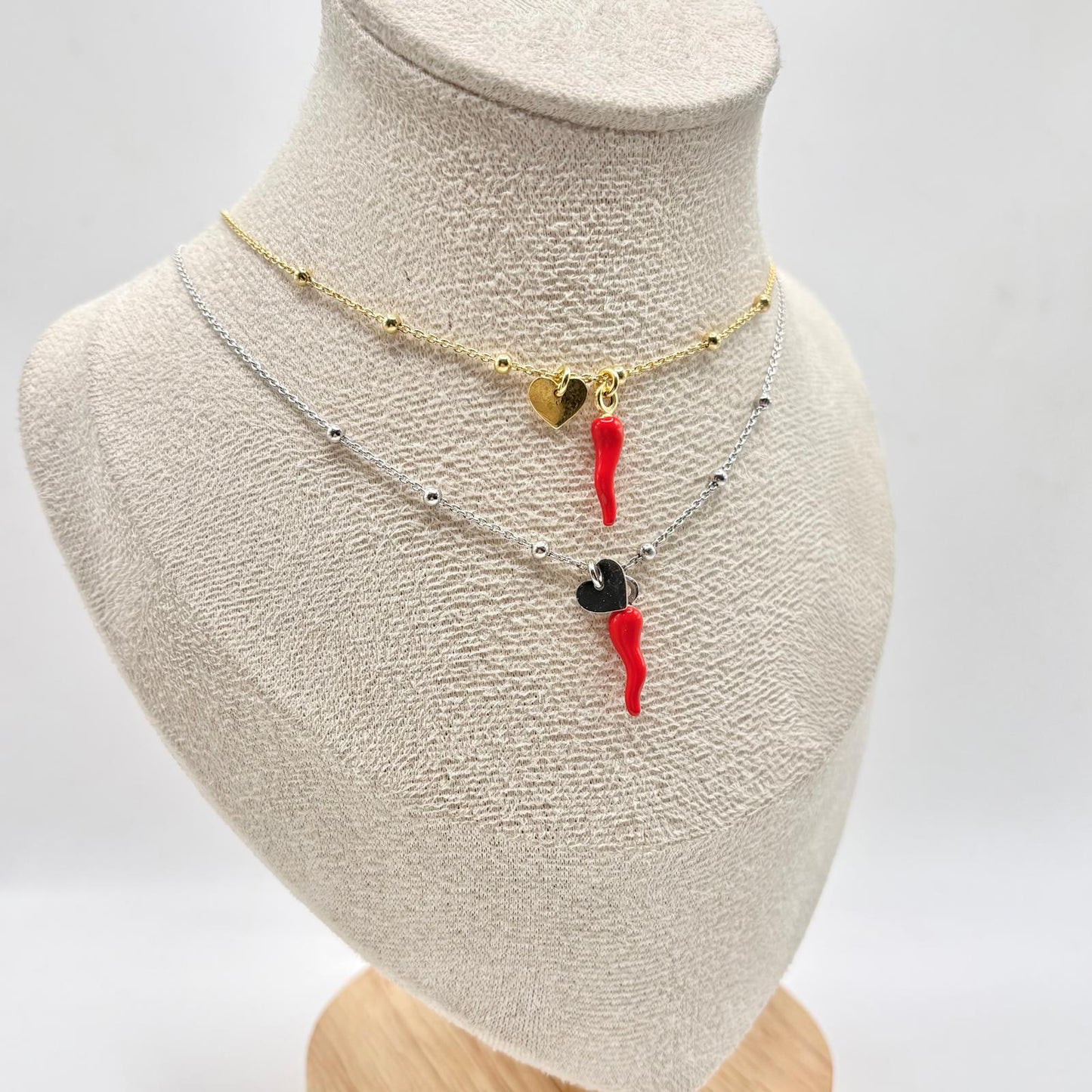 CL CORNO E CHARM CUORE