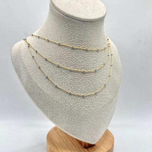 CL TRE FILI PALLINE BICOLORE