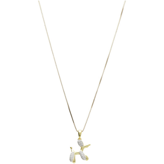 CL CANE PALLONCINO ZIRC E PERLA