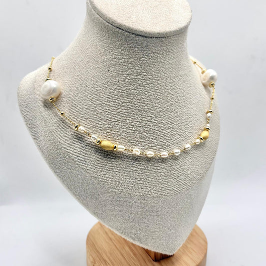 CL PERLE BIANCHE E SFERE SATINATE