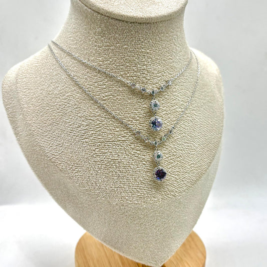 CL DUE PIETRE TONDE PENDENTI