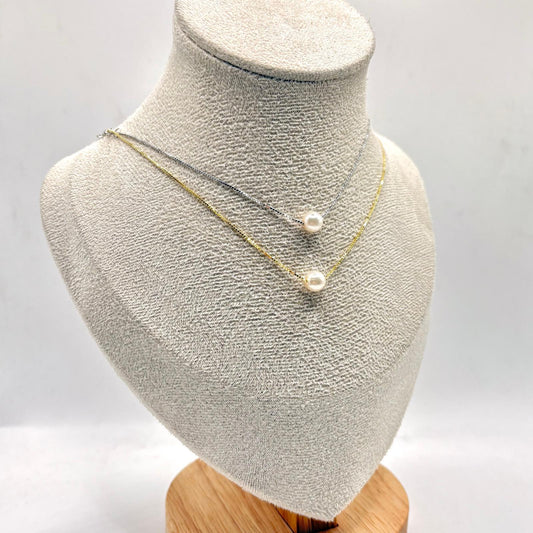 CL REGOLABILE CON PERLA MOBILE 6MM