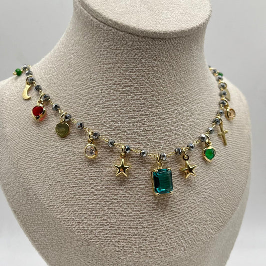 CL ROSARIO CON CIONDOLI PIETRE