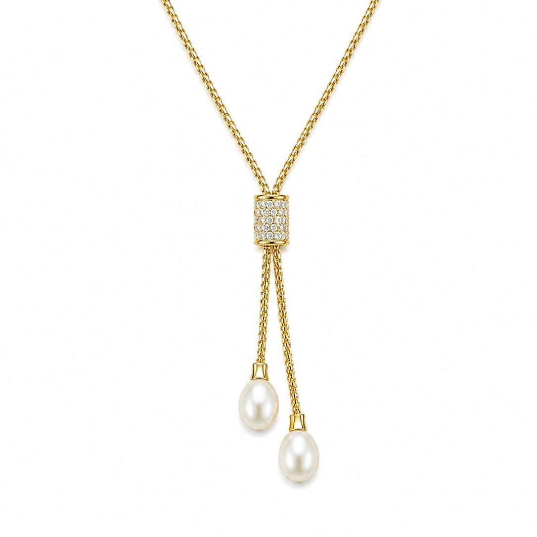 CL FOPE 1 MM CON PERLE PENDENTI