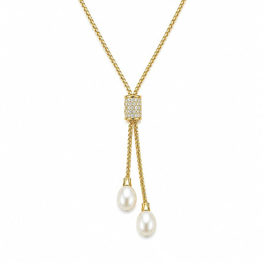 CL FOPE 1 MM CON PERLE PENDENTI