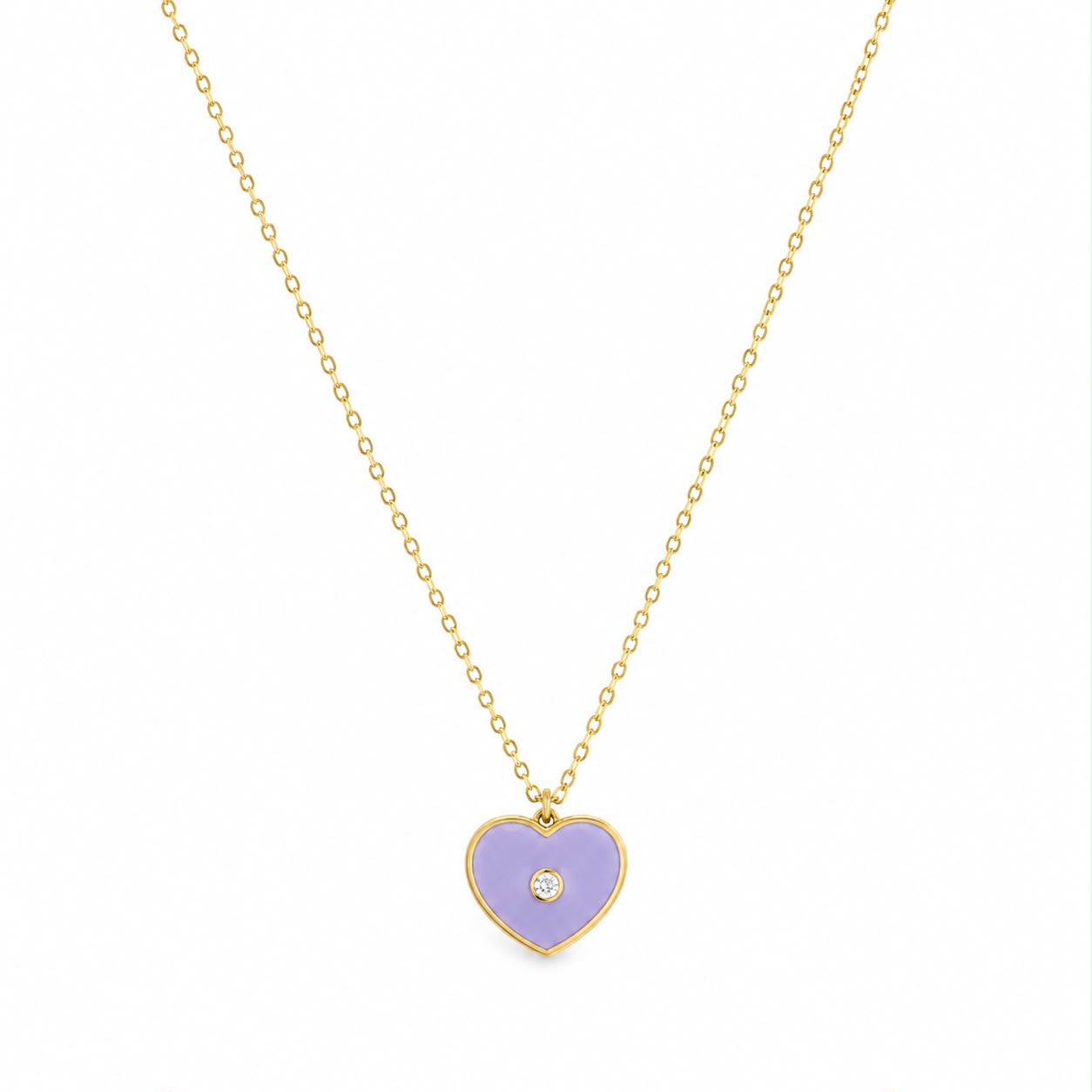 CL CUORE MADREPERLA VIOLA