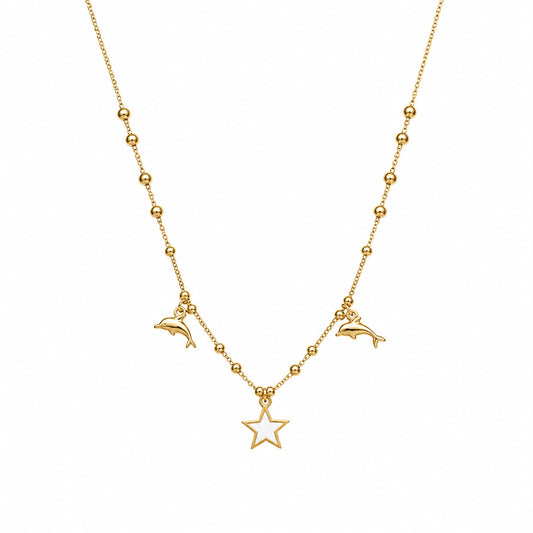 CL CHARMS DELFINI BOMBATI E STELLA SMALTO