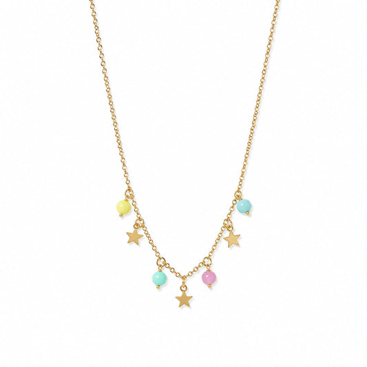 CL PERLINE COLORATE E STELLE LISCE